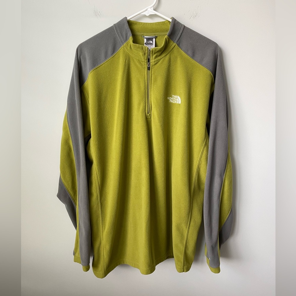 The North Face TKA 100 XL olive green & gray - Picture 1 of 7
